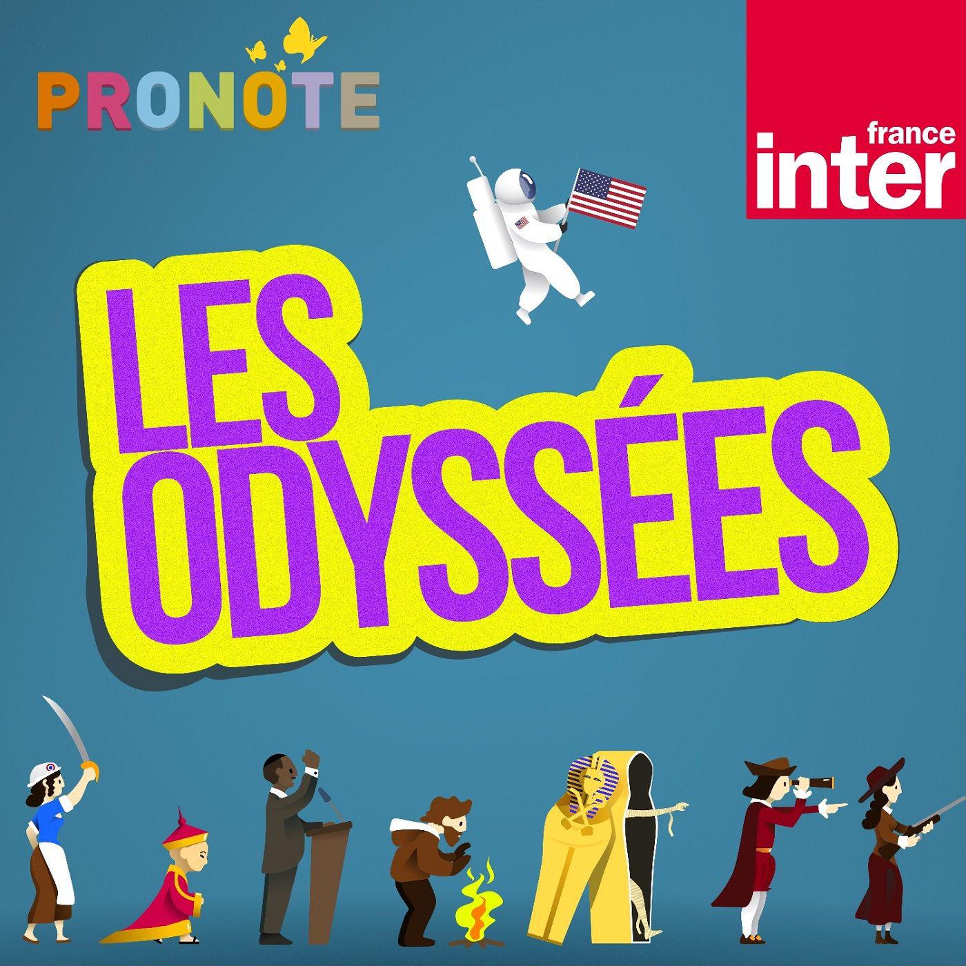 Illustration podcast Les Odyssées France Inter